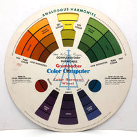 1972 Grumbacher Color Computer Color Wheel