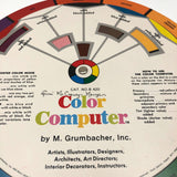 1972 Grumbacher Color Computer Color Wheel