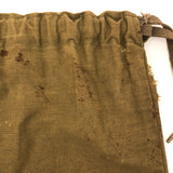 Battered Old Khaki American Red Cross Drawstring Bag, Presumed WW1