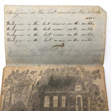 June Chase's 1850s Notebook / Sketchbook, Boston MA