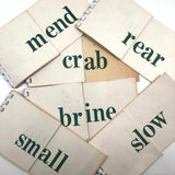 Mid-Century Phonetic Word Drill Cards, Set of 10 Flip Booklets