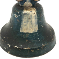 Blue Belle, Charming Old Wonderfully Painted Figural Bell