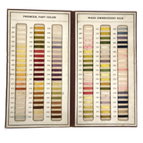 Antique Premier Art Embroidery Silk, 120 Color Sample Card