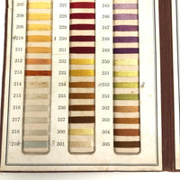 Antique Premier Art Embroidery Silk, 120 Color Sample Card