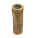 Charming and Very Homemade Old Kaleidoscope with Brown Papered Exterior