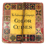 Beautiful Old Color Cubes Set in Custom Box