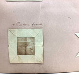 Untouched Antique Kindergarten Album with Paper Weavings, Yarn Drawings, Paper Folding, More