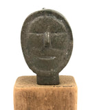 Small Inuit Carved Soapstone Head (Pendant)