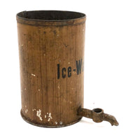 SOLD Early 20th C. Miniature Tin Ice Water Dispenser, Presumed Salesman Sample