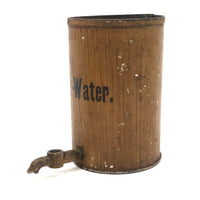 SOLD Early 20th C. Miniature Tin Ice Water Dispenser, Presumed Salesman Sample