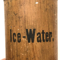 SOLD Early 20th C. Miniature Tin Ice Water Dispenser, Presumed Salesman Sample