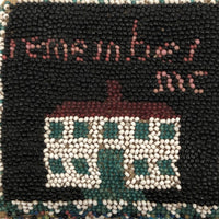 Remember Me, Marvelous 19th Century Hand-beaded Folk Art Love Token Needle Book