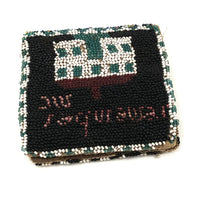 Remember Me, Marvelous 19th Century Hand-beaded Folk Art Love Token Needle Book