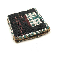 Remember Me, Marvelous 19th Century Hand-beaded Folk Art Love Token Needle Book