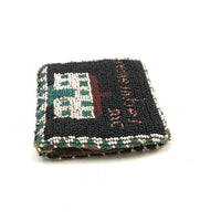 Remember Me, Marvelous 19th Century Hand-beaded Folk Art Love Token Needle Book