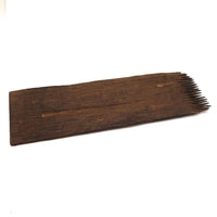 Beautifully Primitive, Carved Wood Wool Comb