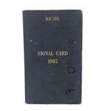 Beautiful 1937 Signal Flag and Semaphore Pocket Booklet (on Heavy Board)