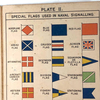 Beautiful 1937 Signal Flag and Semaphore Pocket Booklet (on Heavy Board)