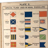 Beautiful 1937 Signal Flag and Semaphore Pocket Booklet (on Heavy Board)