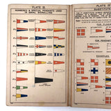 Beautiful 1937 Signal Flag and Semaphore Pocket Booklet (on Heavy Board)