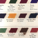 The Diamond Dyes 45 Color Sample Swatch Card, Wells, Richardson & Co Vermont, c. 1910s