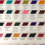 The Diamond Dyes 45 Color Sample Swatch Card, Wells, Richardson & Co Vermont, c. 1910s