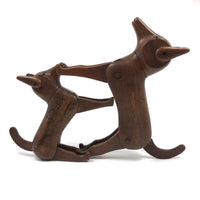 Handsome and Alert! Pair of Early-Mid 20th Century Articulated Dogs