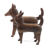 Handsome and Alert! Pair of Early-Mid 20th Century Articulated Dogs