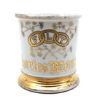 Charles Monroe's Odd Fellows Shaving Mug with Gold FLT Links