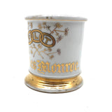 Charles Monroe's Odd Fellows Shaving Mug with Gold FLT Links