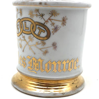 Charles Monroe's Odd Fellows Shaving Mug with Gold FLT Links