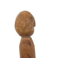 Little Old Carved Clothes Pin Man