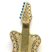 Ridiculous But Fantastic Almost Full Scale Folk Art Guitar Cribbage Board