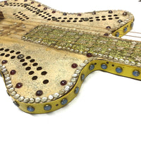 Ridiculous But Fantastic Almost Full Scale Folk Art Guitar Cribbage Board