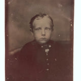 Moody Sixteenth Plate Tintype of Moody Young Boy