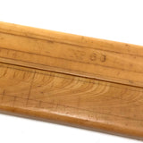 19th Century 24 Inch Double Fold Bone Ruler