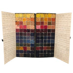 120 Colours on Loose Cotton, Late 19th C. Kuttroff, Pickhardt & Co.NYC Salesman Sample