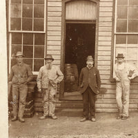 Six Roofers, Beautiful Antique Occupational Cabinet Card