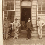 Six Roofers, Beautiful Antique Occupational Cabinet Card