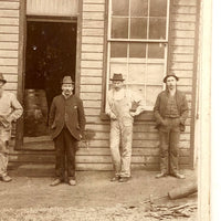 Six Roofers, Beautiful Antique Occupational Cabinet Card