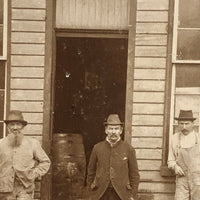 Six Roofers, Beautiful Antique Occupational Cabinet Card