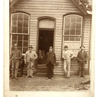 Six Roofers, Beautiful Antique Occupational Cabinet Card