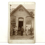 Six Roofers, Beautiful Antique Occupational Cabinet Card