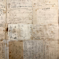 Massive Skowhegan, Maine Druggist's Prescriptions Ledger, 1890s, Fuller than Full