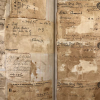 Massive Skowhegan, Maine Druggist's Prescriptions Ledger, 1890s, Fuller than Full