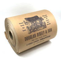 Douglas Risely & Sons, Thrapston, England, Full Dead Stock Butcher Paper Roll