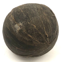 Beautiful Old Black Cloth Tape Ball