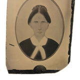 Several Times Removed...Antique Copy Tintype (of Hand-painted Tintype?)