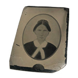 Several Times Removed...Antique Copy Tintype (of Hand-painted Tintype?)