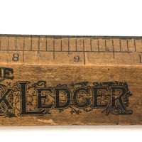 The New York Ledger, 19th Century Advertising Ruler